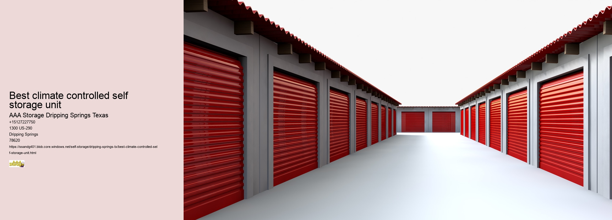 best climate controlled self storage unit