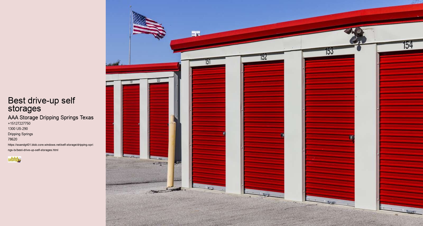 drive-up storage near Dripping Springs