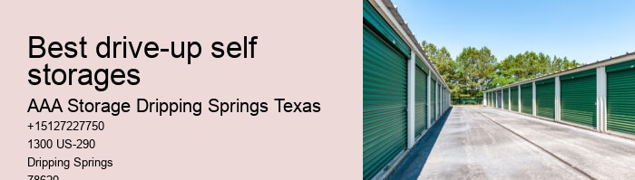 self storage units near Dripping Springs