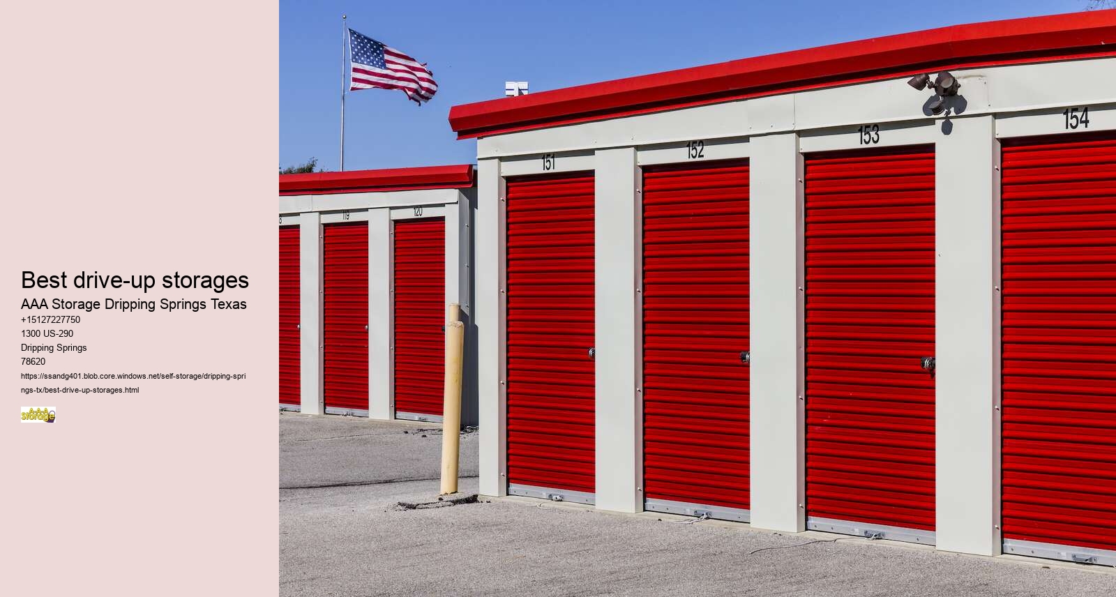 drive-up storage Dripping Springs