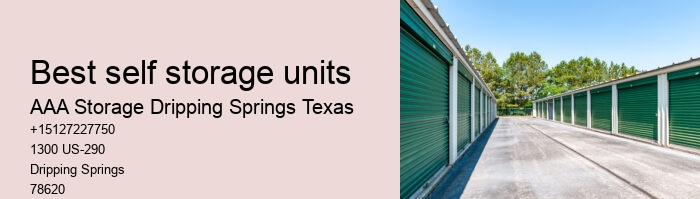drive-up self storage units Dripping Springs
