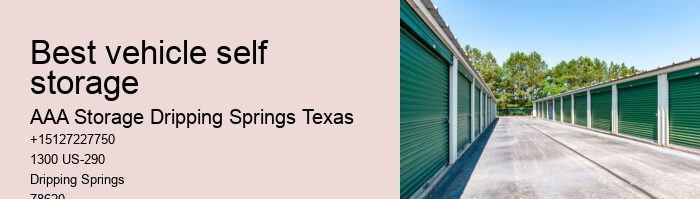 drive-up self storage unit near Dripping Springs