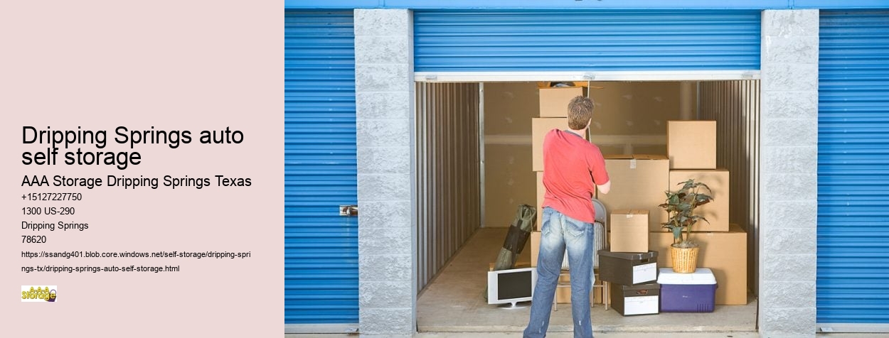 storage units in dripping springs