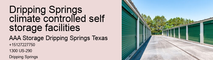 drive-up storage Dripping Springs