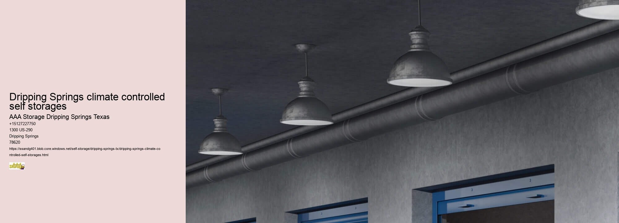 drive-up storage units Dripping Springs