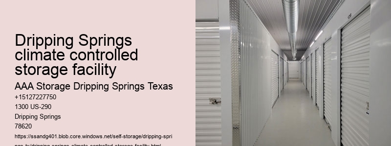 self storage facility near Dripping Springs
