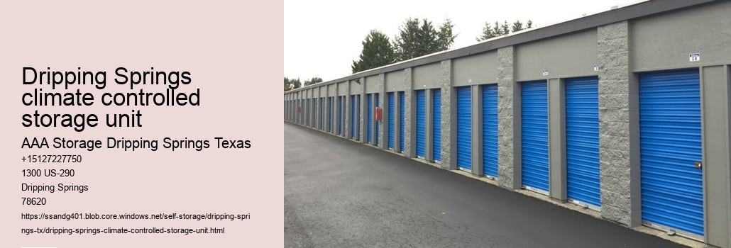storage facility near Dripping Springs