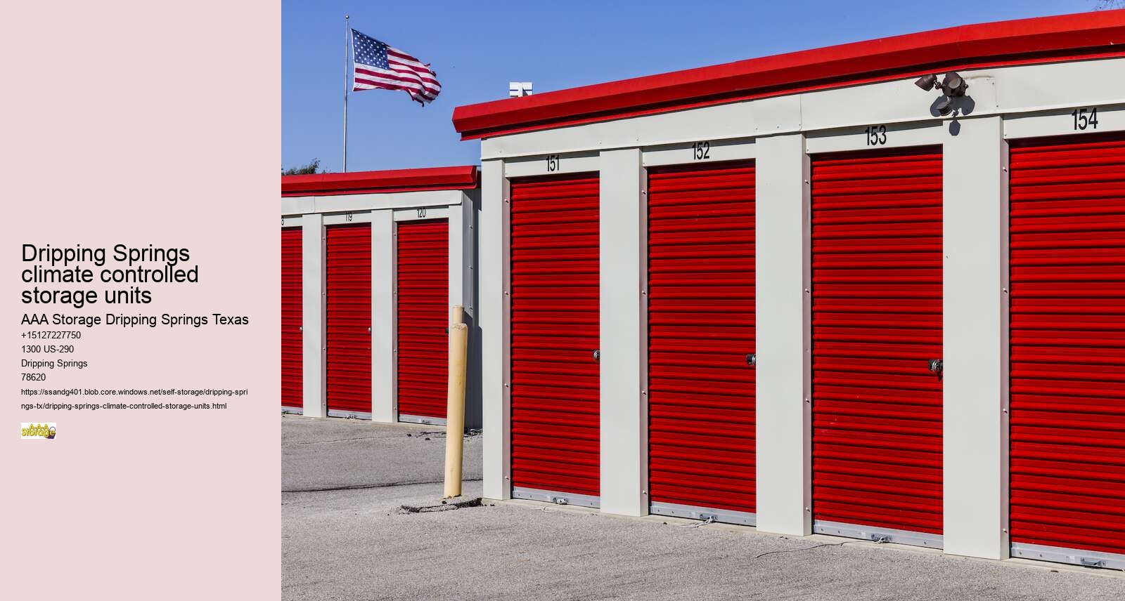 climate controlled self storage units near me