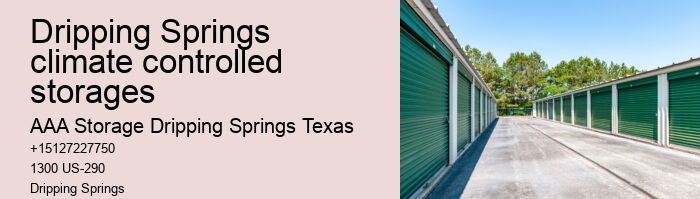climate controlled storages near me