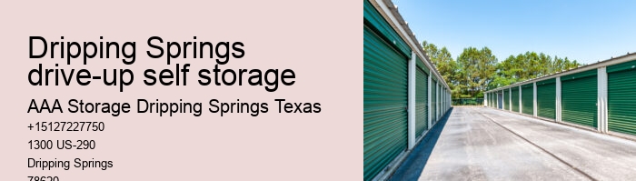 self storage unit Dripping Springs