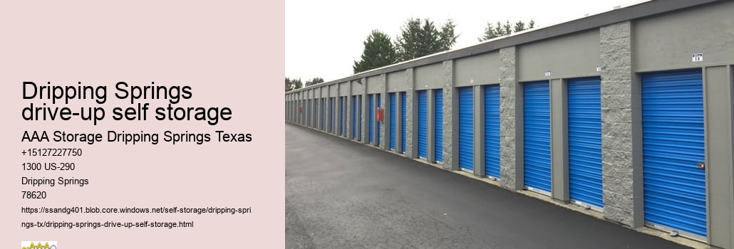 drive-up storage unit near Dripping Springs