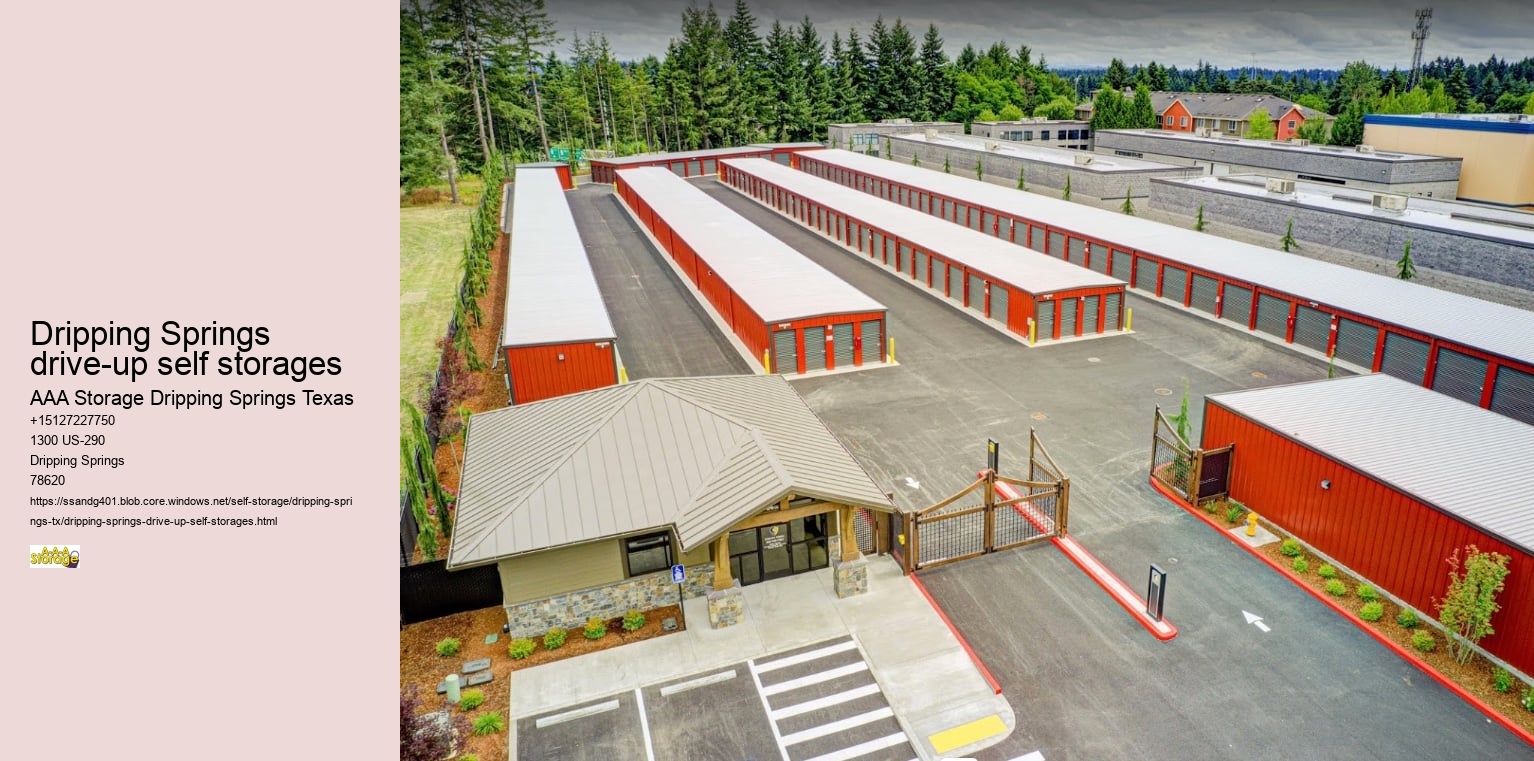 drive-up self storage facility near me