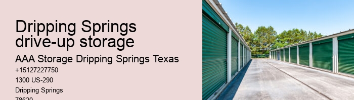 climate controlled storage units Dripping Springs