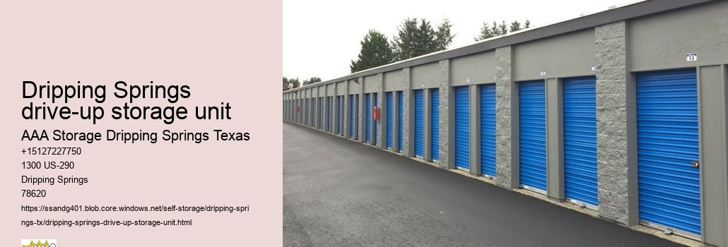 drive-up storage units near Dripping Springs