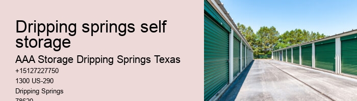 self storage unit Dripping Springs