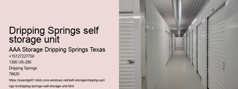 drive-up storage units Dripping Springs