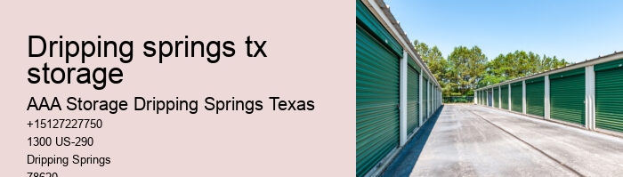 drive-up storage near Dripping Springs