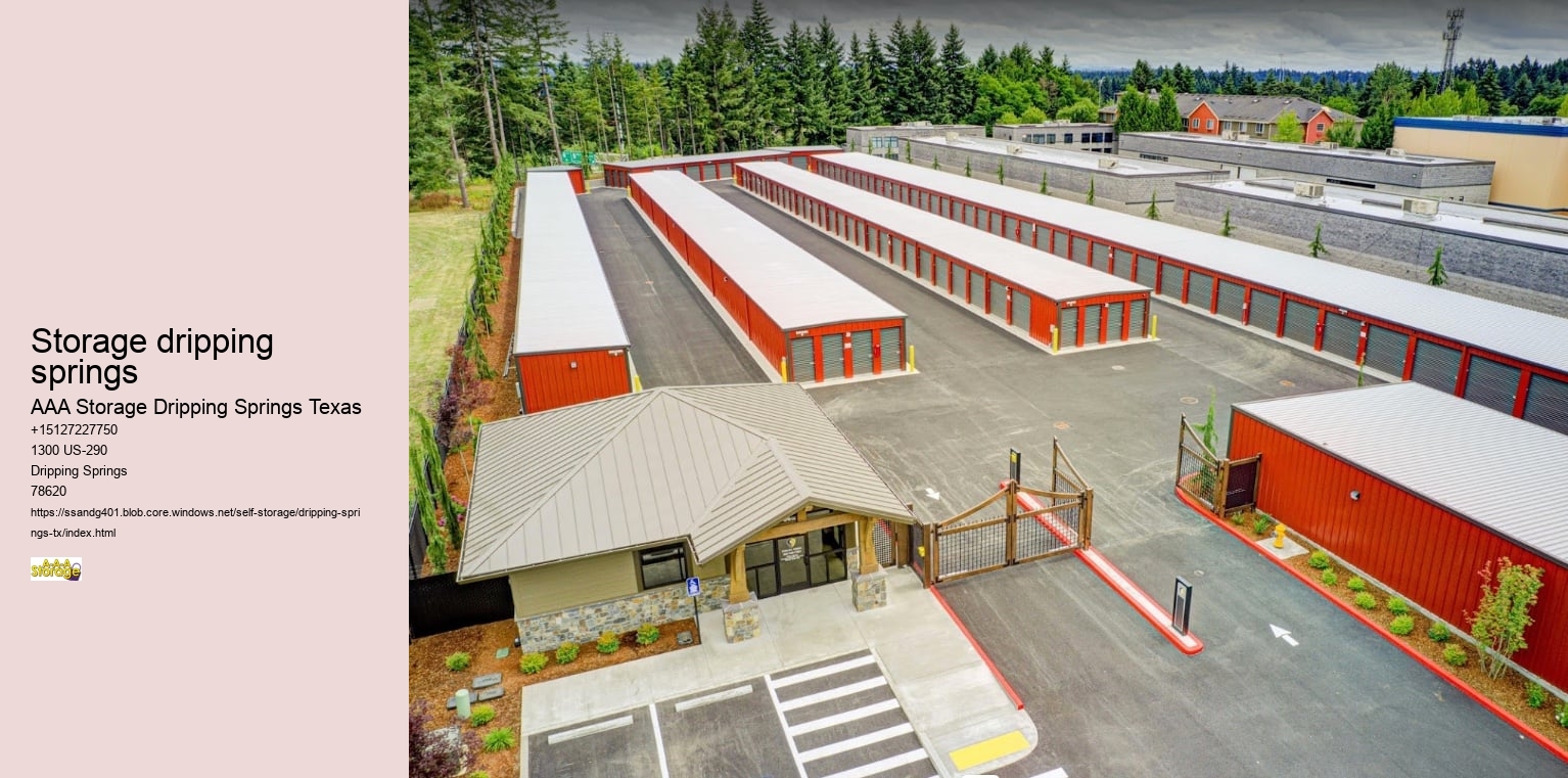 auto self storage near Dripping Springs