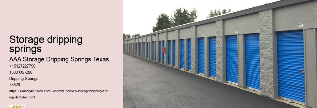 storage dripping springs
