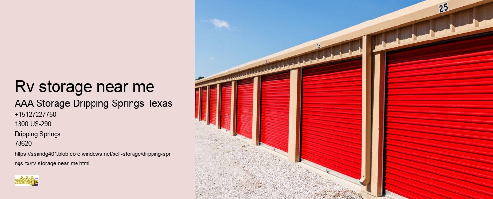 drive-up self storages Dripping Springs
