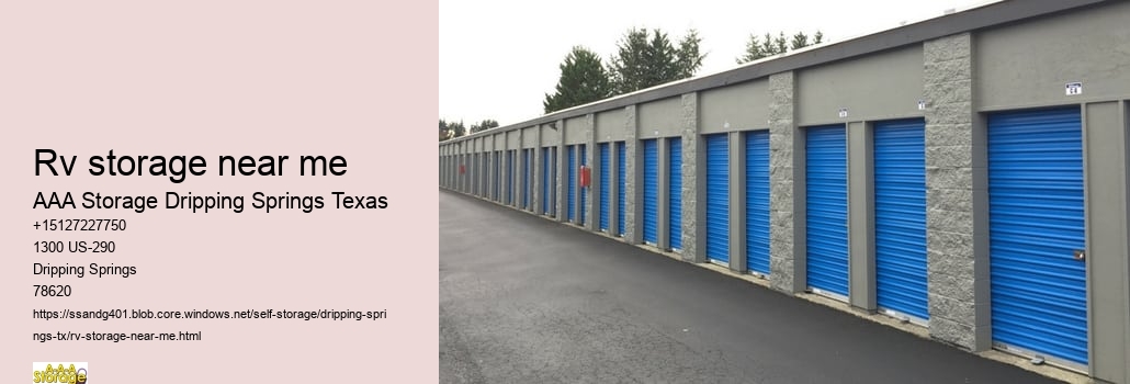 storage units near Dripping Springs