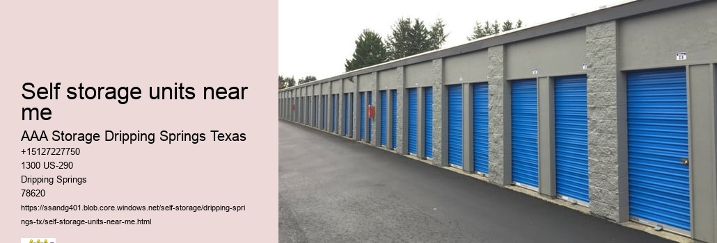 storage facility near Dripping Springs