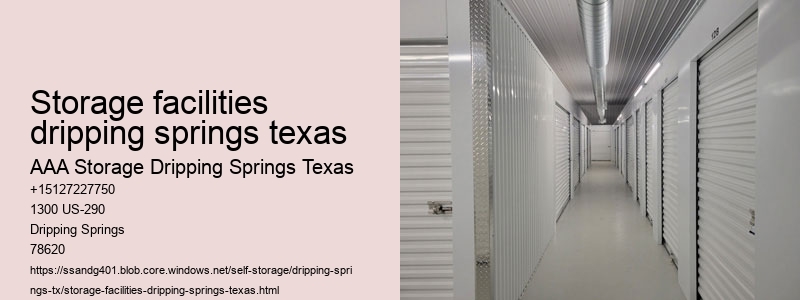 drive-up self storage units near Dripping Springs