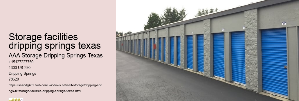 drive-up self storage units near Dripping Springs