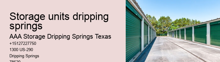 storage near Dripping Springs