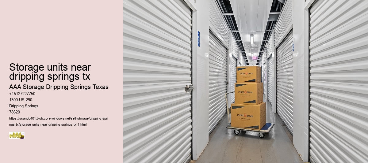 self storage facilities Dripping Springs